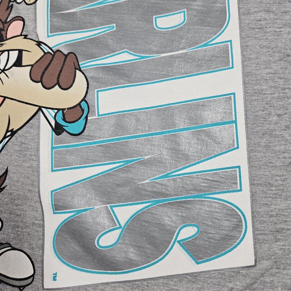 Vintage 1994 Florida Marlins Shirt Mens Size XL Taz Bugs Bunny Looney Tunes MLB - Picture 6 of 15